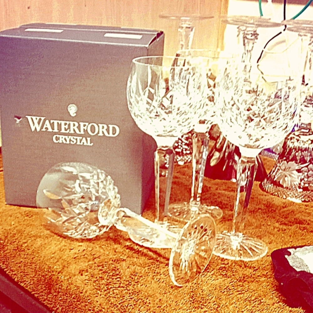 (4) Waterford Crystal Wine Glasses. I have 2